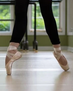 Pointe Shoes Stock Photos