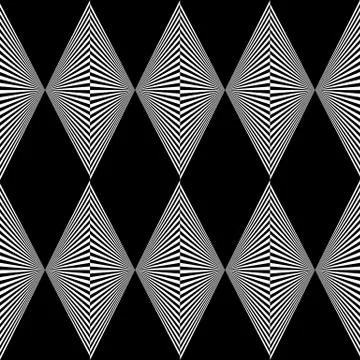 Pointed, angular shapes with alternating fill. Seamless design. イラスト素材