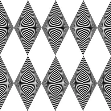 Pointed, angular shapes with alternating fill. Seamless design. Stock Illustration