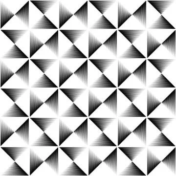 Pointed lines repeatable pattern Illustrazione stock