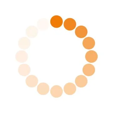 Pointed loading circle flat style icon vector design Stock Illustration