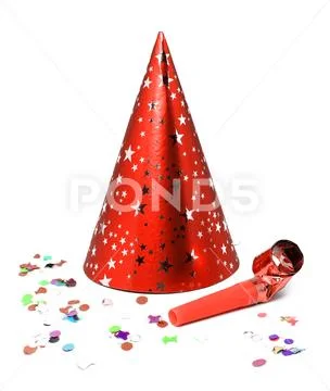 Pointed party hat Stock Photos