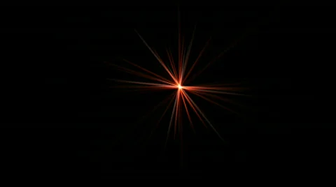 Pointed star in red Stock-Footage 864360
