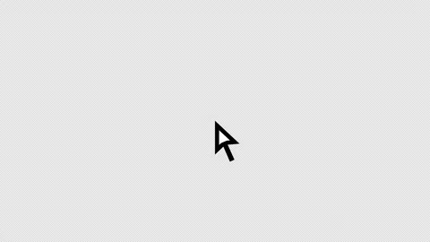 Pointer arrow cursor clicking Chroma key. 4K Stock Footage 297801696
