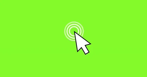 Pointer arrow cursor clicking. Stock Footage 148151871