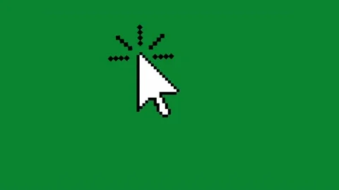 Arrow Green Screen Click GIF - Arrow Green Screen Click Cursor