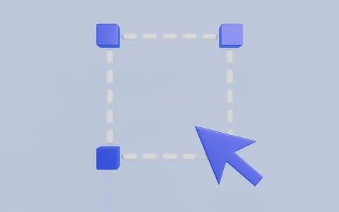 Pointer arrow with an error symbol, Indicating invalid action or incorrect Illustration