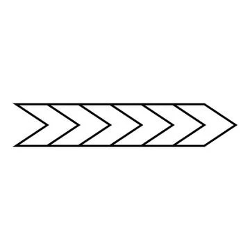 Pointer arrow icon, outline style Stock Illustration