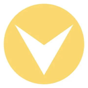 Pointer, arrow in modern flat style. Arrow button isolated on white background イラスト素材