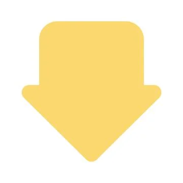 Pointer, arrow in modern flat style. Arrow button isolated on white background Stockillustratie