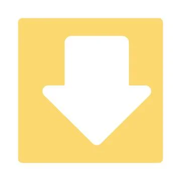 Pointer, arrow in modern flat style. Arrow button isolated on white background Stock Illustration