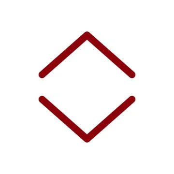 Pointer, arrow in modern flat style. Arrow button isolated on white background Stock Illustration