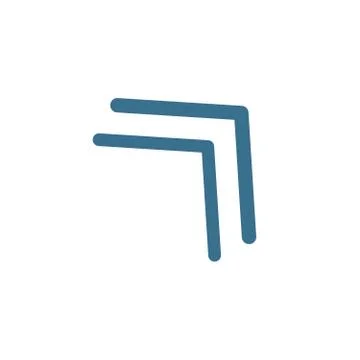 Pointer, arrow in modern flat style. Arrow button isolated on white background Stockillustratie