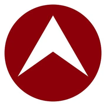 Pointer, arrow in modern flat style. Arrow button isolated on white background イラスト素材