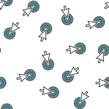 Pointer arrow vector seamless pattern イラスト素材