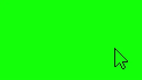 Pointer Cursor Clicking - Technology and Internet icons animation Stock Footage 152886445