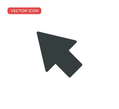Pointer Cursor Icon Vector Illustration Design Stock Illustration