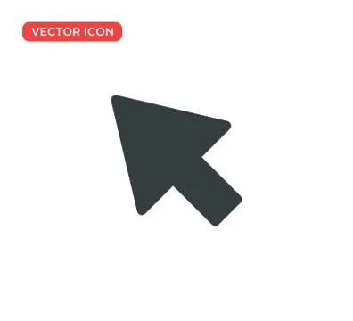 Pointer Cursor Icon Vector Illustration Design Stock Illustration