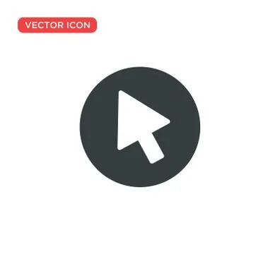 Pointer Cursor Icon Vector Illustration Design Stock Illustration