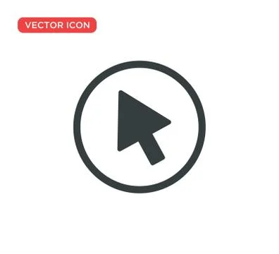 Pointer Cursor Icon Vector Illustration Design Stock Illustration
