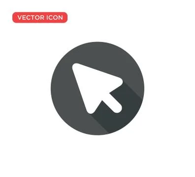 Pointer Cursor Icon Vector Illustration Design Illustrazione stock