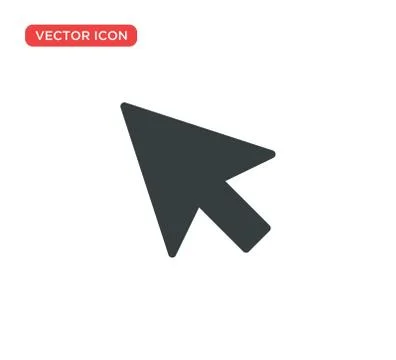 Pointer Cursor Icon Vector Illustration Design Stock Illustration