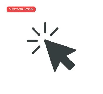 Pointer Cursor Icon Vector Illustration Design Stock Illustration