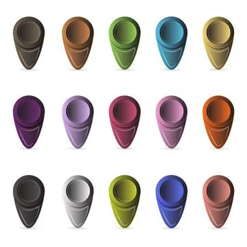 Pointer dark dull color Stock Illustration