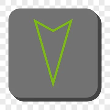 Pointer Down Rounded Square Button イラスト素材