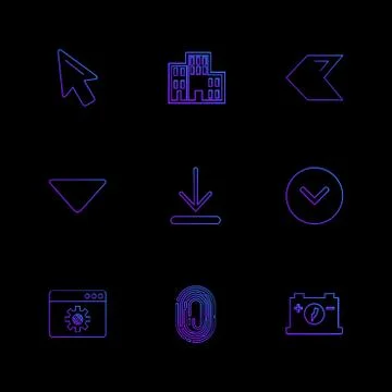 Pointer ,  download , thumb impression , back , arrows , directions , left ,  Illustration