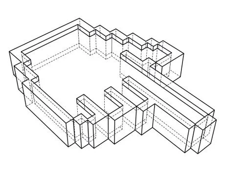 Pointer hand icon. 3d illustration Illustrazione stock