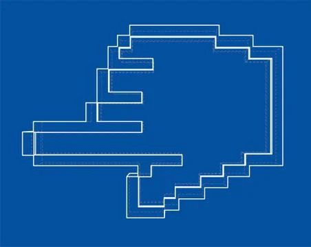 Pointer hand icon. 3d illustration Stockillustratie