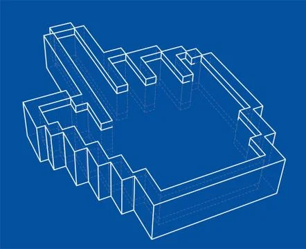 Pointer hand icon. Vector イラスト素材