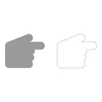 Pointer hand  set  icon . 스톡 일러스트