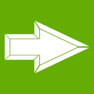 Pointer icon green イラスト素材