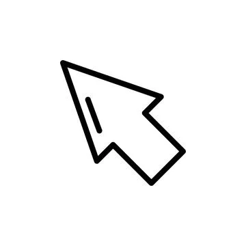 Pointer icon vector design templates Stock Illustration