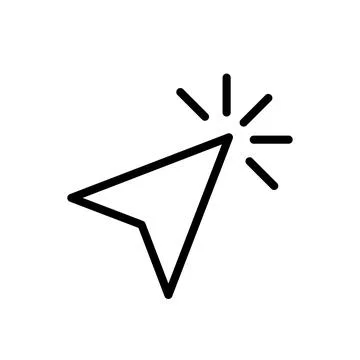 Pointer icon vector design templates Stock Illustration