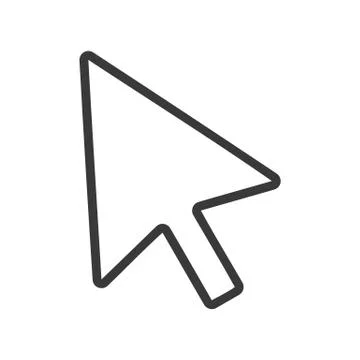 Pointer Icon Vector Stock Illustration