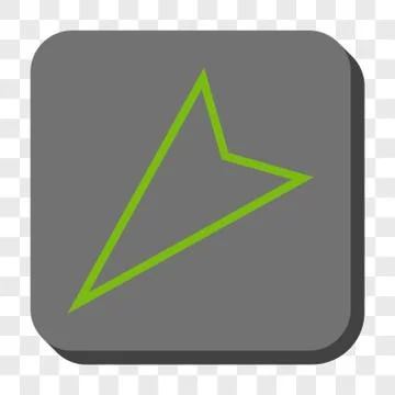 Pointer Left Down Rounded Square Button イラスト素材