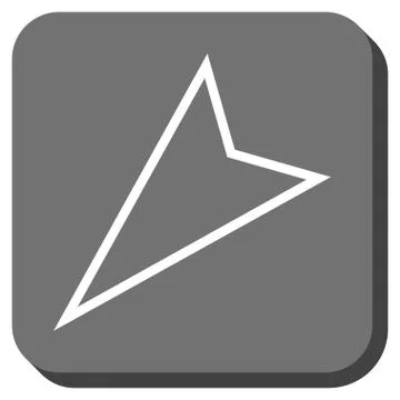 Pointer Left Down Rounded Square Glyph Icon イラスト素材