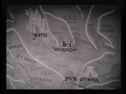 Pointer moving across map of France Stock Footage 260248621