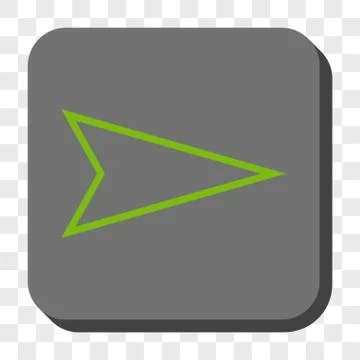 Pointer Right Rounded Square Button イラスト素材