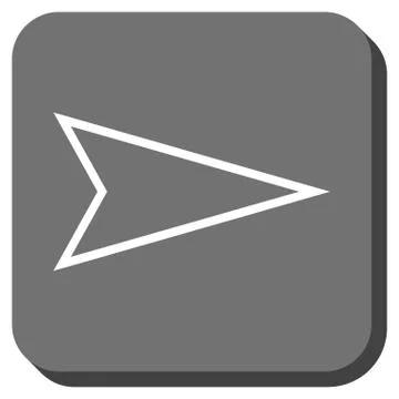 Pointer Right Rounded Square Vector Icon イラスト素材