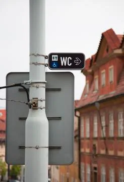 Pointer, road sign Stock Photos