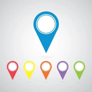 Pointer set mark Stock Illustration