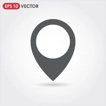 Pointer single vector icon Illustrazione stock
