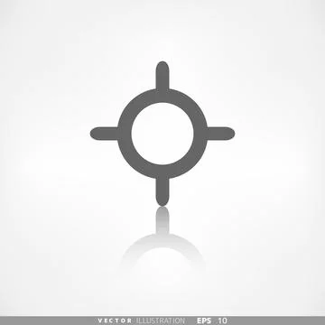 Pointer web icon. Application button. イラスト素材