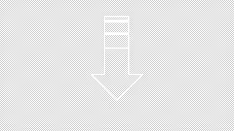 Pointer white line animation Video stock 307918599