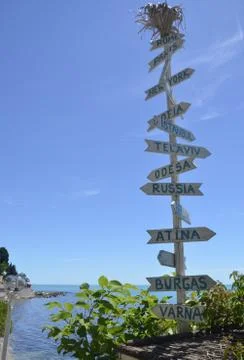 Pointers in Bulgarian Nesabar. Stock Photos