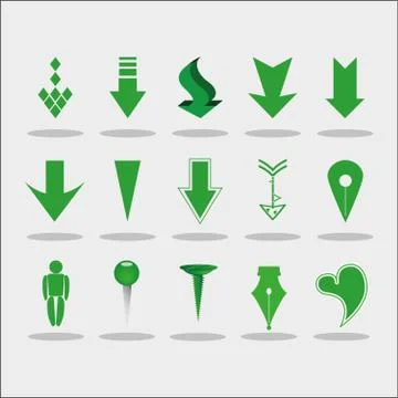 Pointers Stock Illustration